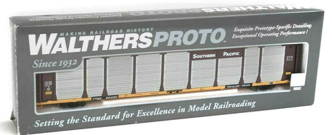 HO Scale Walthers Proto 920-101344 SP Southern Pacific TTGX 254157 Flat 89' Thrall Bi-Level Auto Rack