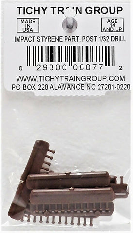 Tichy Train Group HO Scale Rivet Heads (96-Pack) – #8079, 0.08" Diameter