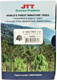 N Scale JTT Miniature Tree 94264 Oak Trees 3" Tall pkg (2)