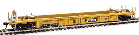 HO Scale Walthers MainLine 910-8413 DTTX 53156 Thrall Rebuilt 40' Well Car w/Old TTX Logo