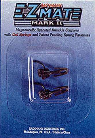Bachmann 78024 E-Z Mate Mark II Long Center Shank Couplers w/Metal Coil Spring