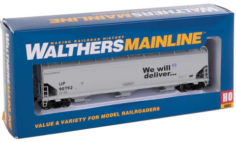 HO Scale Walthers MainLine 910-7736 Union Pacific UP 90792 "We Will Deliver" 60' NSC Covered Hopper