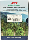 N Scale JTT Miniature Tree 94464 Oak Trees 3" Tall pkg (2)