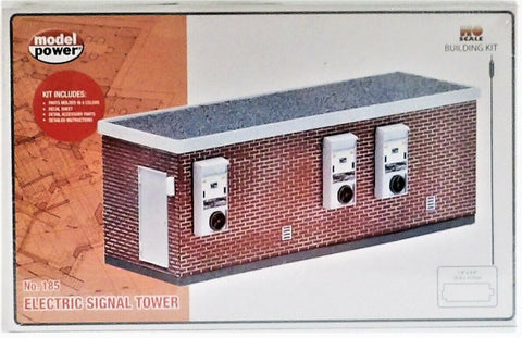 HO Scale Model Power 185 Electric Signal Tower Building Kit
