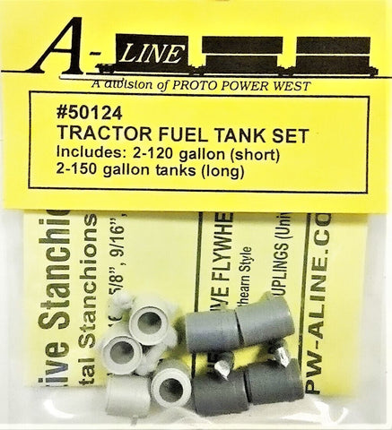 HO Scale A Line Product 50124 Reefer Trailer Fuel Tanks Kit pkg (4)