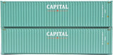 N Scale Jacksonville Terminal 405017 Capital 40' High Cube Corrugated Container