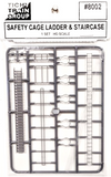 HO Scale Tichy Train Group 8002 Safety Cage Ladder & Staircase Kit