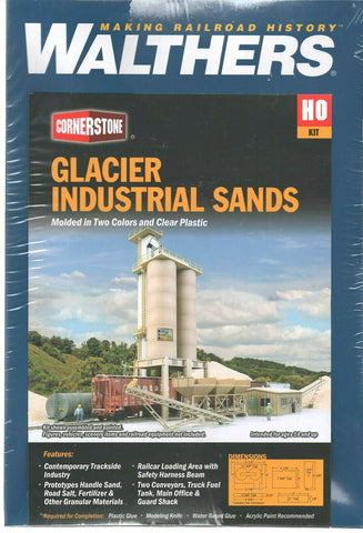 HO Scale Walthers Cornerstone 933-4035 Glacier Industrial Sands Kit
