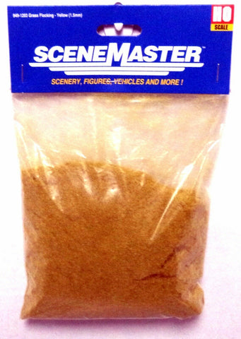 HO Scale Walthers SceneMaster 949-1203 Yellow Static Grass Flocking 3-1/2oz