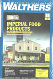 HO Walthers Cornerstone 933-3184 Imperial Food Products Background Building Kit