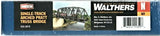 N Scale Walthers Cornerstone 933-3870 Single-Track Arched Pratt Truss Bridge Kit
