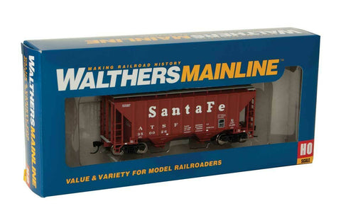 HO Scale Walthers MainLine 910-7951 Santa Fe 350026 37' 2-Bay Covered Hopper