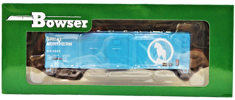 HO Scale Bowser 42852 Great Northern GN 3869 40' Double-Door Steel Boxcar