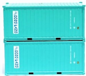 N Scale Jacksonville Terminal 205337 DONG FANG 20' Corrugated-Side Container