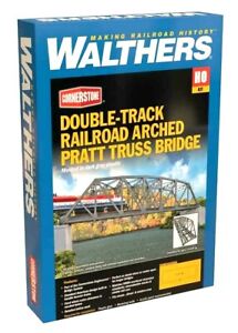 Walthers Cornerstone 933-4522 Double-Track Arched Pratt Truss Railroad Bridge