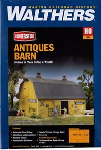 HO Scale Walthers Cornerstone 933-3339 Antiques Barn Building Kit