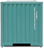 HO Scale Walthers SceneMaster 949-8151 China Shipping CCLU 40' Corrugated Container