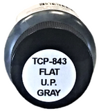 Tru-Color TCP-843 Brushable Flat UP Union Pacific Harbor Mist Gray 1 oz Paint Bottle
