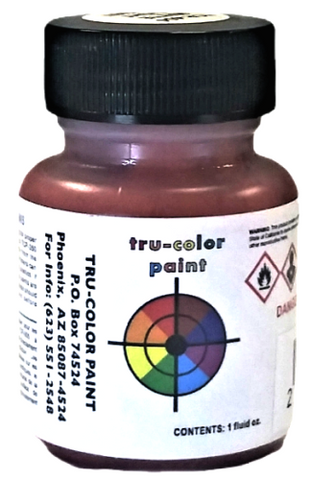 Tru-Color TCP-405 Matte Orange Rust 1 oz Paint Bottle