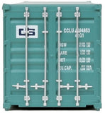 HO Scale Walthers SceneMaster 949-8151 China Shipping CCLU 40' Corrugated Container