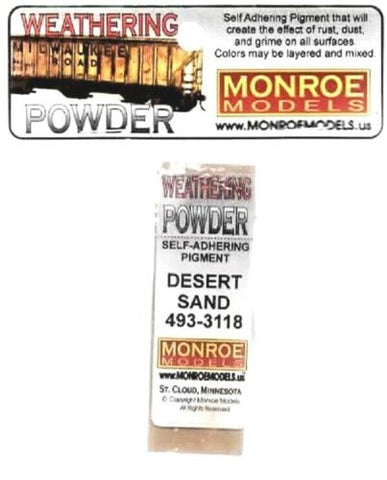 Monroe Models 3118 Desert Sand Weathering Powder/Chalk 1oz 29.6ml