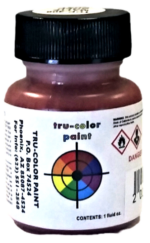Tru-Color TCP-836 Brushable Flat ATSF Santa Fe Red 1 oz Paint Bottle