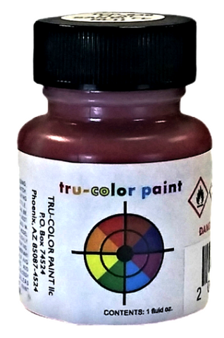 Tru-Color TCP-407 Matte Brown Rust 1 oz Paint Bottle