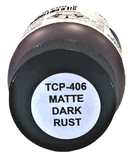 Tru-Color TCP-406 Matte Dark Rust 1 oz Paint Bottle