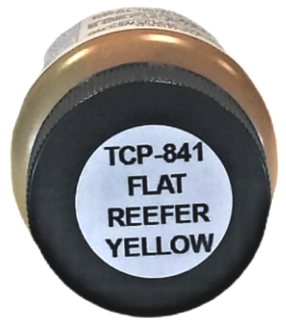 Reefer Color Tru-Color TCP-841 Brushable Flat Reefer Yellow 1 oz Paint Bottle ...