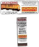 Monroe Models 3119 Rusty Brown Weathering Powder/Chalk 1oz 29.6mlWeathering Powder/Chalk 1oz 29.6ml