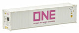 N Scale Atlas 50006000 ONE Ocean Network Set #1 40' Reefer Container 3-Pack