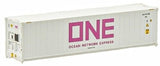 N Scale Atlas 50006000 ONE Ocean Network Set #2 40' Reefer Container 3-Pack