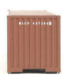 HO Scale Walthers SceneMaster 949-8154 XTRA International MLCU 40' Corrugated Container