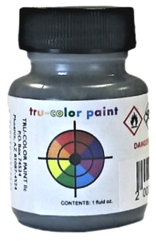 Tru-Color TCP-843 Brushable Flat UP Union Pacific Harbor Mist Gray 1 oz Paint Bottle