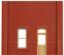 HO Scale Design Preservation Models 30131 Street Level Wall Sections w/Rectangular Entry